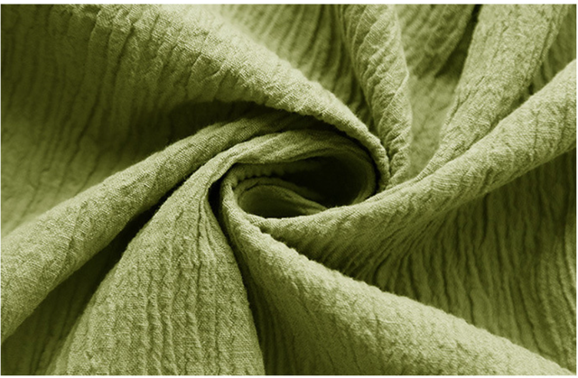 Linen Cotton Crinkle Fabric