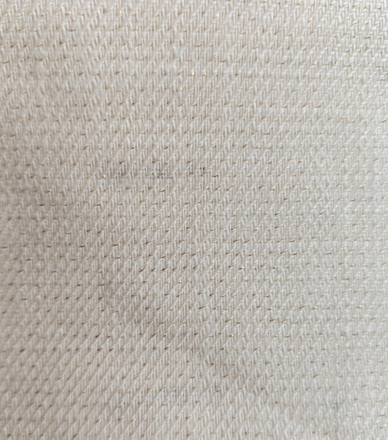 Lyocell Linen Fabric with Gold Thread